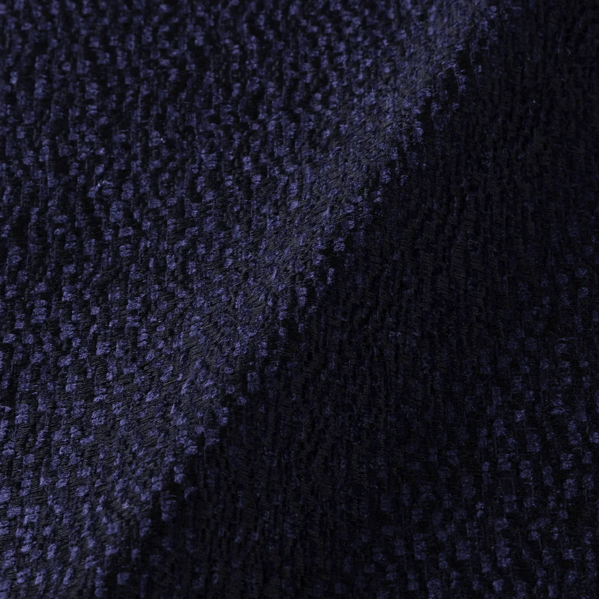 Fabric sample Calligraphy Bird Jacquard blue